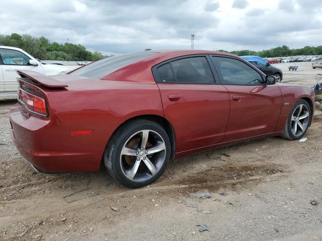 2C3CDXCT5EH220385 - 2014 DODGE CHARGER R/T MAROON photo 3