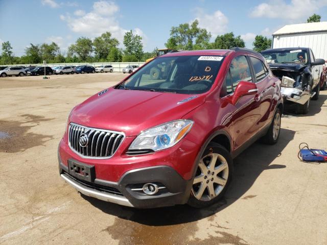 KL4CJBSB0FB173741 - 2015 BUICK ENCORE CONVENIENCE Շագանակագույն լուսանկար 2