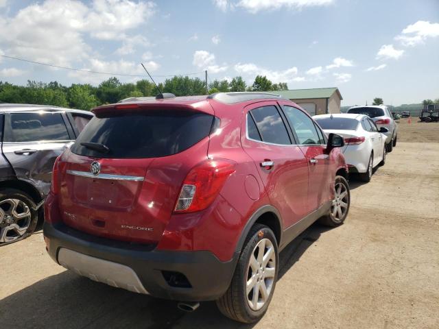 KL4CJBSB0FB173741 - 2015 BUICK ENCORE CONVENIENCE Շագանակագույն լուսանկար 4