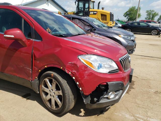 KL4CJBSB0FB173741 - 2015 BUICK ENCORE CONVENIENCE Շագանակագույն լուսանկար 9