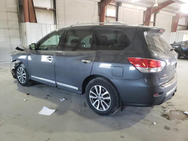 5N1AR2MM2DC646787 - 2013 NISSAN PATHFINDER S GRAY photo 2