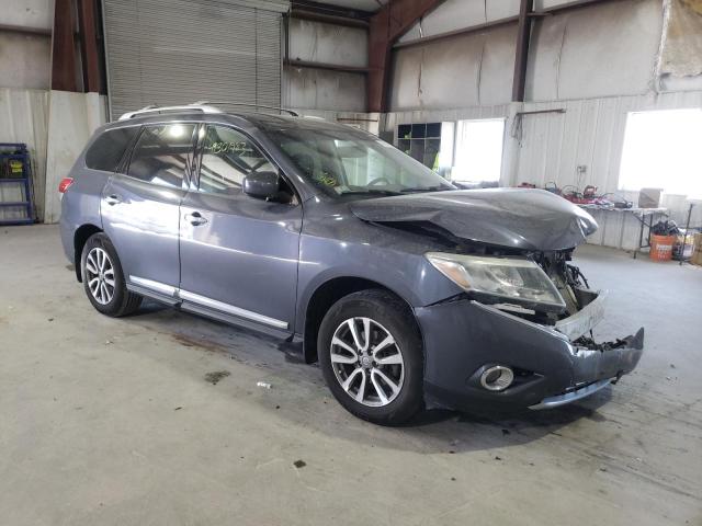 5N1AR2MM2DC646787 - 2013 NISSAN PATHFINDER S GRAY photo 4