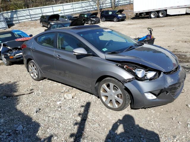 5NPDH4AE9DH161631 - 2013 HYUNDAI ELANTRA GLS GRAY photo 4