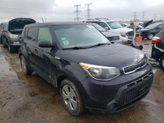 KNDJN2A25F7220512 - 2015 KIA SOUL BLACK photo 4