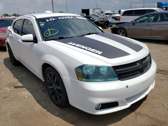 1C3CDZCG2DN633756 - 2013 DODGE AVENGER SXT WHITE photo 1