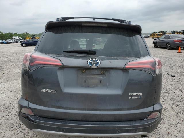 JTMDJREV0JD156959 - 2018 TOYOTA RAV4 HV LIMITED GRAY photo 6