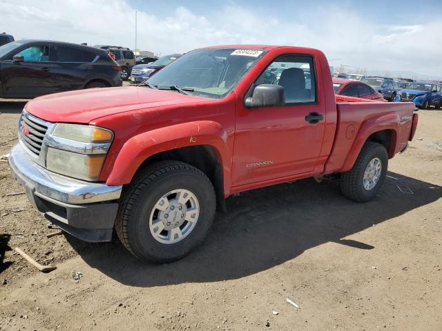 1GTDS148348209063 - 2004 GMC CANYON RED photo 1