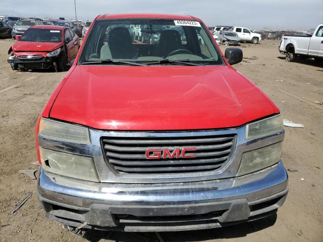 1GTDS148348209063 - 2004 GMC CANYON RED photo 5