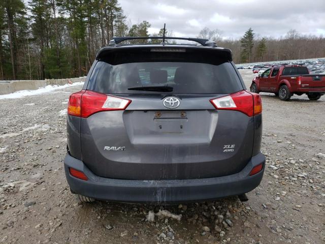 2T3RFREV9DW108357 - 2013 TOYOTA RAV4 XLE GRAY photo 6