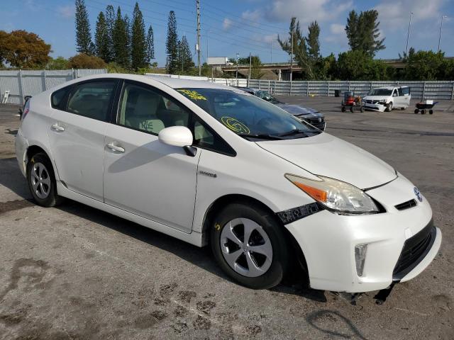 JTDKN3DUXC5477129 - 2012 TOYOTA PRIUS WHITE photo 4