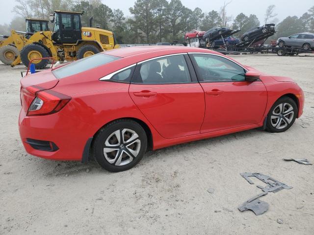 2HGFC2F56JH591434 - 2018 HONDA CIVIC LX RED photo 3