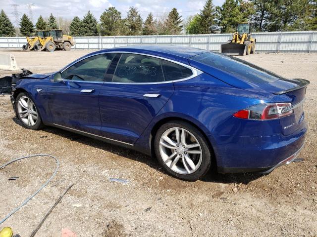 5YJSA1E27GF125076 - 2016 TESLA MODEL S Синій фото 2