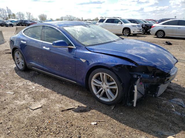 5YJSA1E27GF125076 - 2016 TESLA MODEL S Синій фото 4