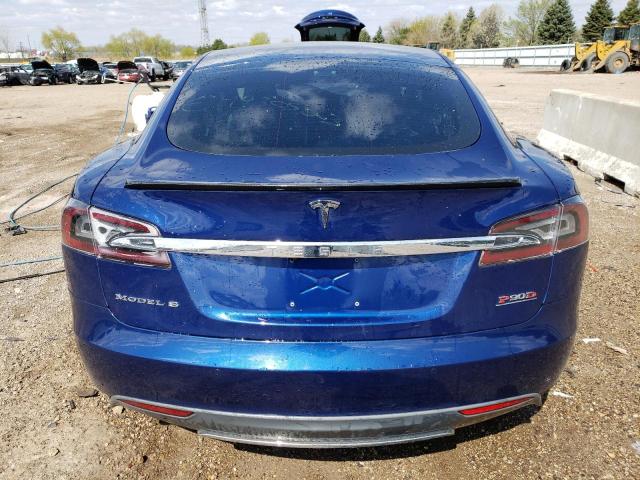 5YJSA1E27GF125076 - 2016 TESLA MODEL S Синій фото 6