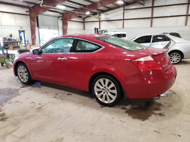 1HGCS22879A011382 - 2009 HONDA ACCORD EXL RED photo 2