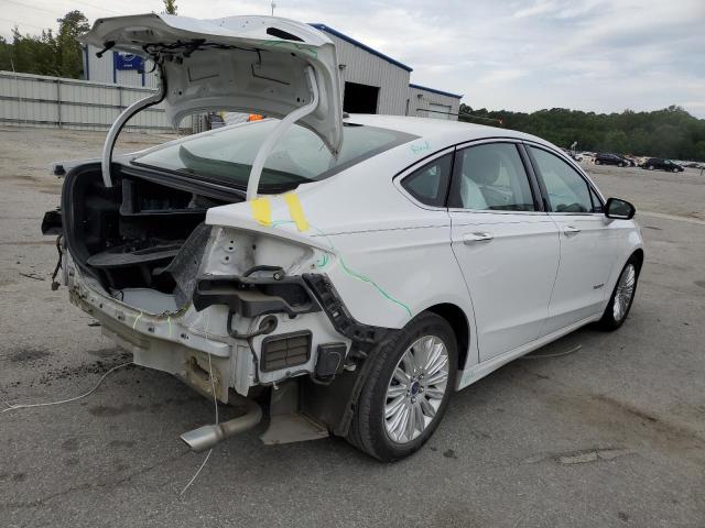 3FA6P0RU7GR154796 - 2016 FORD FUSION TITANIUM HEV WHITE photo 3