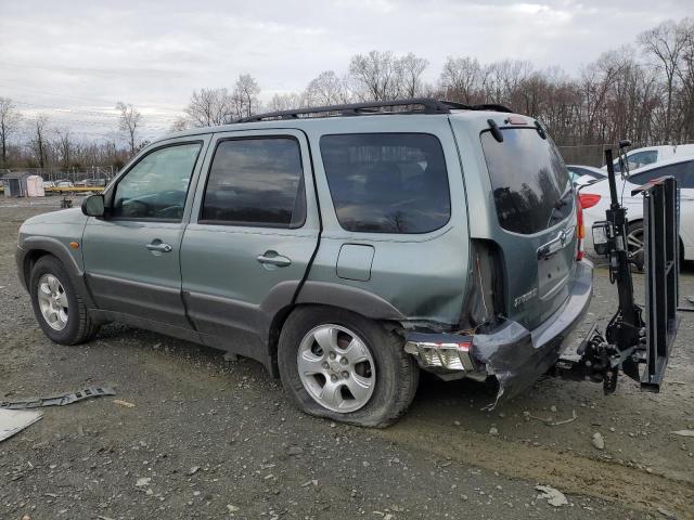 4F2CZ96134KM15248 - 2004 MAZDA TRIBUTE ES GREEN photo 2