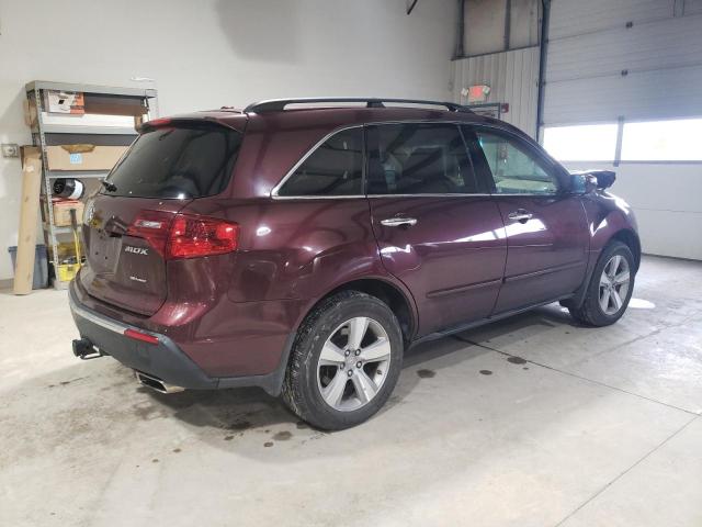 2HNYD2H36DH504131 - 2013 ACURA MDX TECHNOLOGY BURGUNDY photo 3