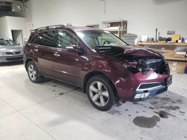 2HNYD2H36DH504131 - 2013 ACURA MDX TECHNOLOGY BURGUNDY photo 4