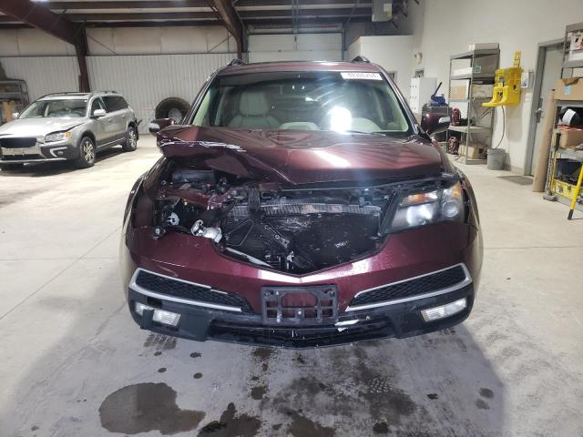 2HNYD2H36DH504131 - 2013 ACURA MDX TECHNOLOGY BURGUNDY photo 5