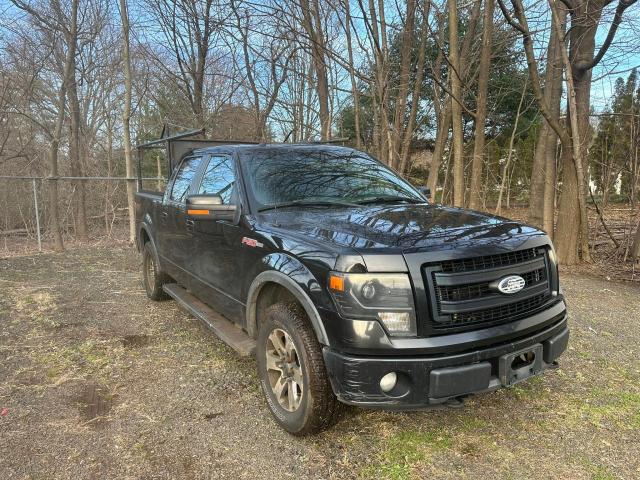 1FTFW1EF8DFA64303 - 2013 FORD F150 SUPERCREW BLACK photo 4