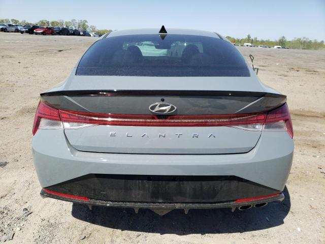 KMHLR4AF6PU432975 - 2023 HYUNDAI ELANTRA N LINE GRAY photo 6