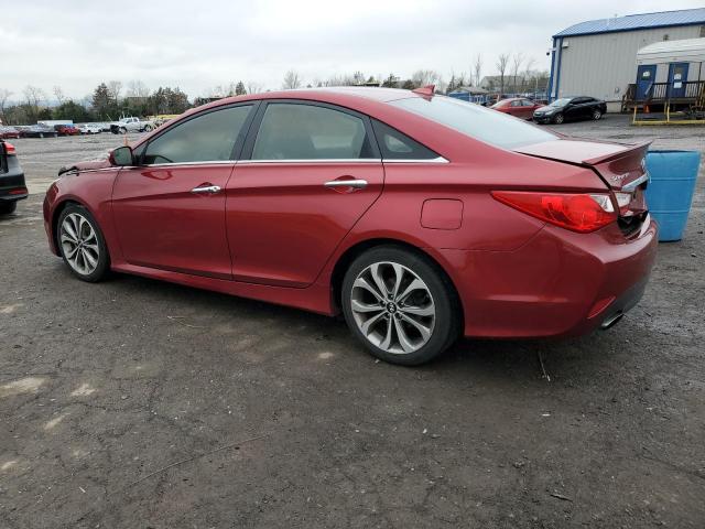 5NPEC4AB7EH944800 - 2014 HYUNDAI SONATA SE RED photo 2