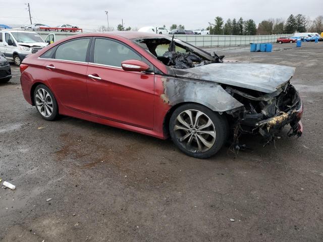 5NPEC4AB7EH944800 - 2014 HYUNDAI SONATA SE RED photo 4