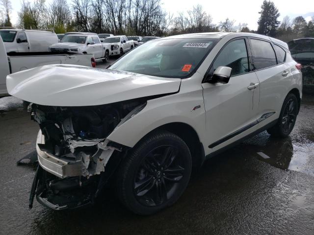 5J8TC2H65KL030655 - 2019 ACURA RDX A-SPEC WHITE photo 1