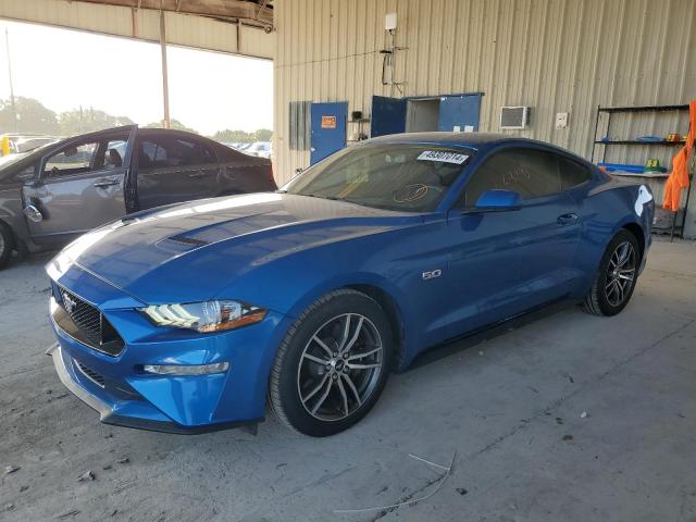 1FA6P8CF6K5203278 - 2019 FORD MUSTANG GT BLUE photo 1