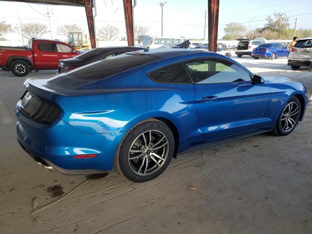 1FA6P8CF6K5203278 - 2019 FORD MUSTANG GT BLUE photo 3