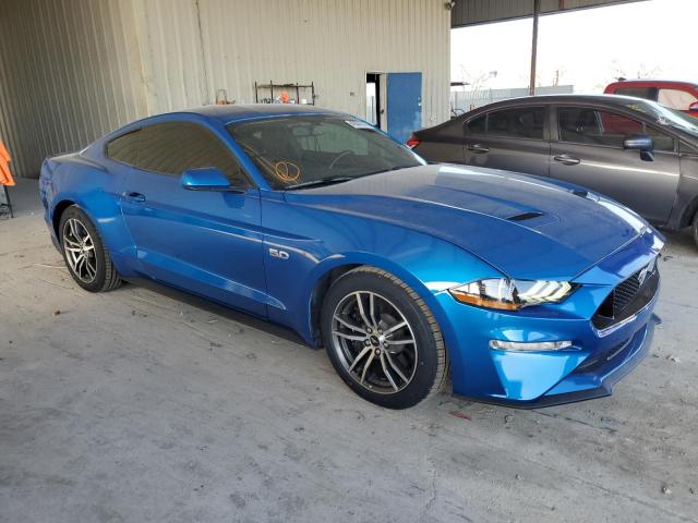 1FA6P8CF6K5203278 - 2019 FORD MUSTANG GT BLUE photo 4