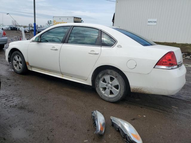 2G1WT57N391213356 - 2009 CHEVROLET IMPALA 1LT WHITE photo 2