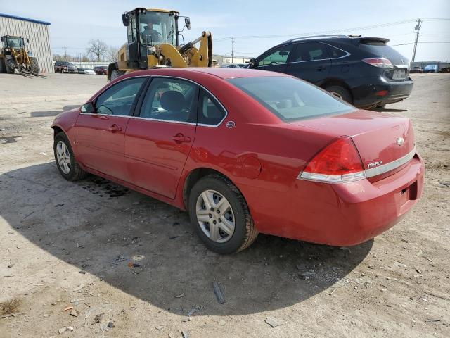 2G1WB58K279319013 - 2007 CHEVROLET MALIBU LS RED photo 2