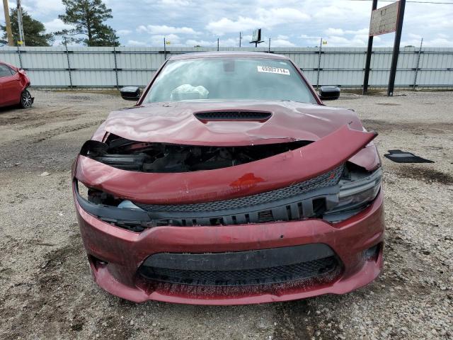 2C3CDXHG1KH626462 - 2019 DODGE CHARGER GT MAROON photo 5