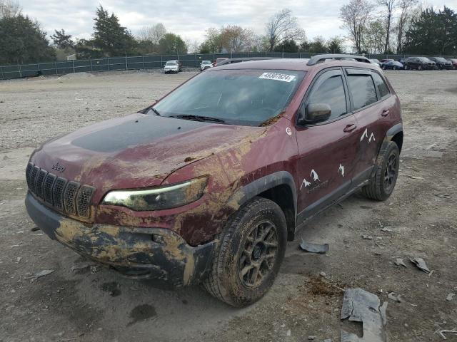 1C4PJMBN7KD211588 - 2019 JEEP CHEROKEE TRAILHAWK MAROON photo 1