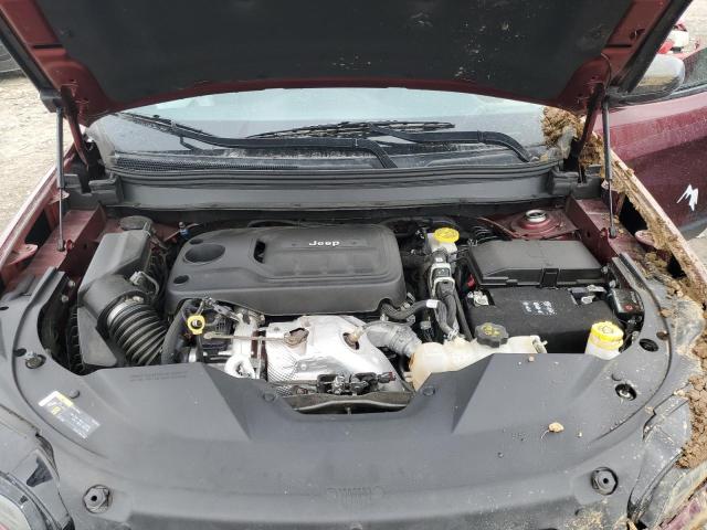 1C4PJMBN7KD211588 - 2019 JEEP CHEROKEE TRAILHAWK MAROON photo 11