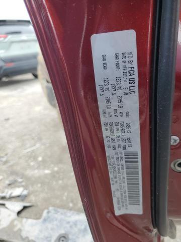 1C4PJMBN7KD211588 - 2019 JEEP CHEROKEE TRAILHAWK MAROON photo 12