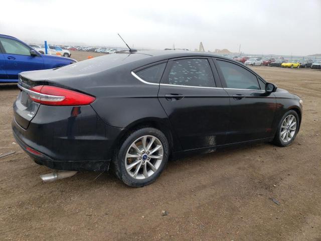 3FA6P0HDXHR292867 - 2017 FORD FUSION SE BLACK photo 3