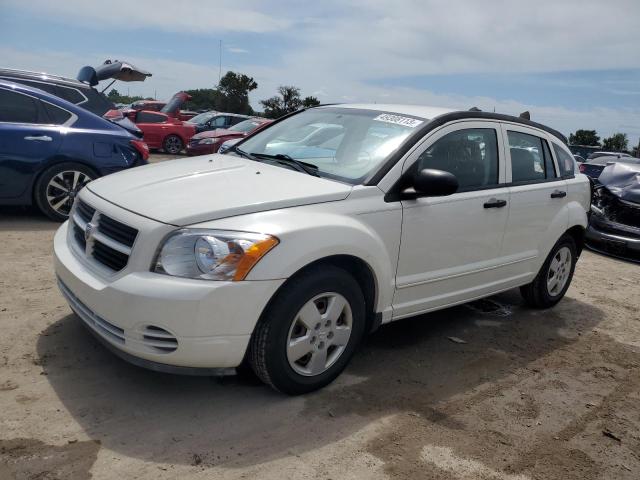 1B3HB28B67D271146 - 2007 DODGE CALIBER WHITE photo 1