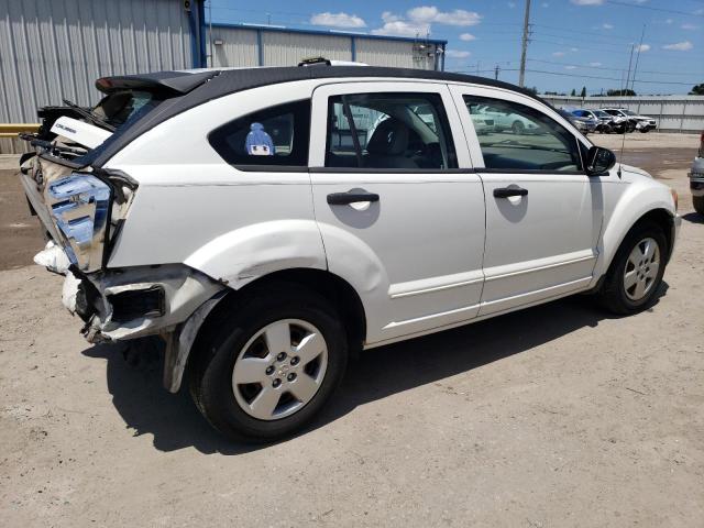 1B3HB28B67D271146 - 2007 DODGE CALIBER WHITE photo 3