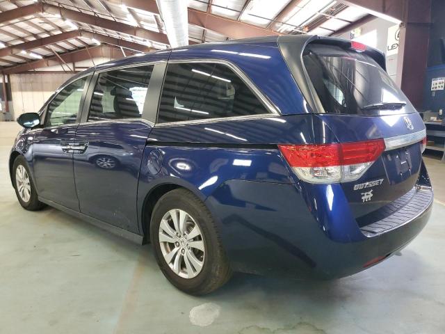 5FNRL5H6XGB017761 - 2016 HONDA ODYSSEY EXL BLUE photo 2