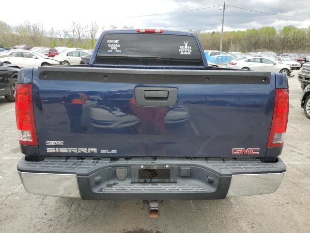 2GTEC290191132715 - 2009 GMC SIERRA C1500 SLE BLUE photo 6