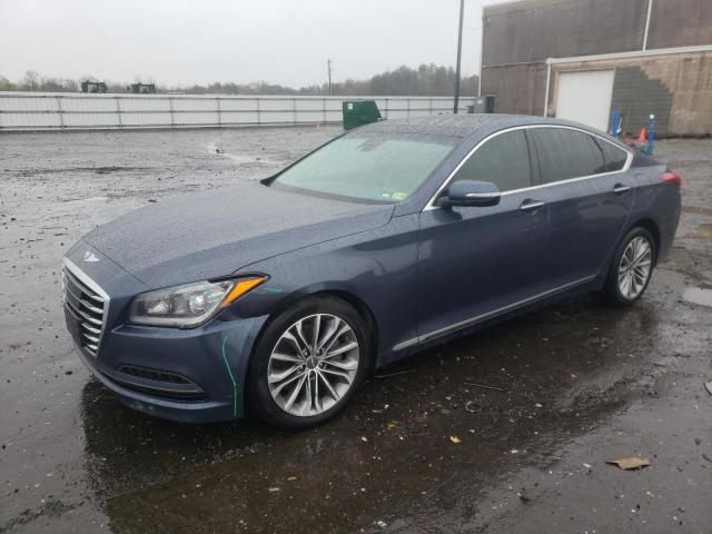 KMHGN4JE0FU031490 - 2015 HYUNDAI GENESIS 3.8L BLUE photo 1