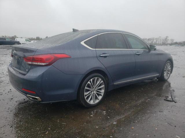 KMHGN4JE0FU031490 - 2015 HYUNDAI GENESIS 3.8L BLUE photo 3