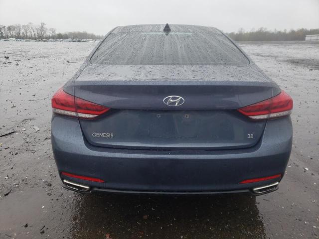 KMHGN4JE0FU031490 - 2015 HYUNDAI GENESIS 3.8L BLUE photo 6