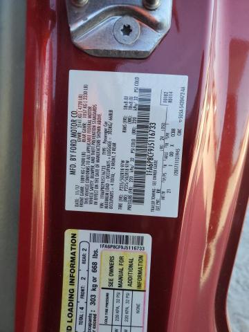 1FA6P8CF9J5116733 - 2018 FORD MUSTANG GT RED photo 12