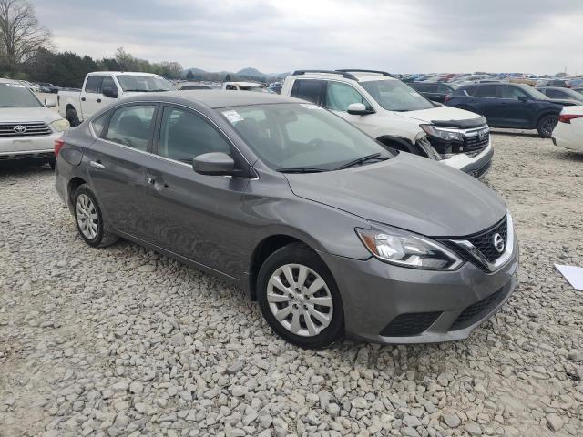 3N1AB7APXKY377451 - 2019 NISSAN SENTRA S GRAY photo 4