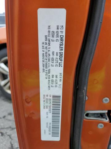 2B3CM5CT5BH593679 - 2011 DODGE CHARGER R/T ORANGE photo 12