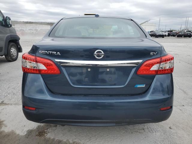 3N1AB7AP1DL707302 - 2013 NISSAN SENTRA S BLUE photo 6